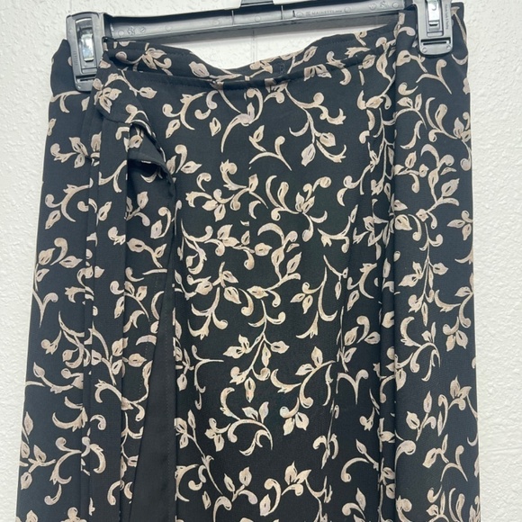 Jones New York True Wrap Vintage 90s Y2K Retro Floral Grunge Maxi Skirt Size 10P - Picture 7 of 11